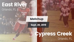 Matchup: East River High vs. Cypress Creek  2019