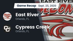 Recap: East River  vs. Cypress Creek  2020