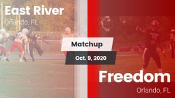 Matchup: East River High vs. Freedom  2020