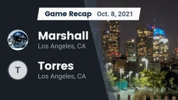 Recap: Marshall  vs. Torres  2021