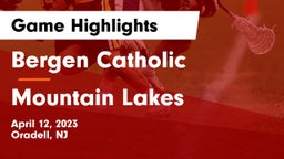 Bergen Catholic  vs Mountain Lakes  Game Highlights - April 12, 2023