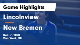 Lincolnview  vs New Bremen  Game Highlights - Dec. 7, 2020