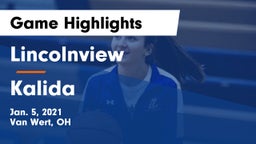 Lincolnview  vs Kalida  Game Highlights - Jan. 5, 2021