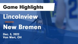 Lincolnview  vs New Bremen  Game Highlights - Dec. 5, 2022