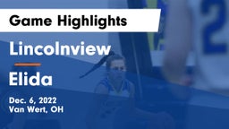 Lincolnview  vs Elida  Game Highlights - Dec. 6, 2022
