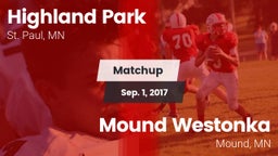 Matchup: Highland Park High vs. Mound Westonka  2017