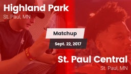 Matchup: Highland Park High vs. St. Paul Central  2017