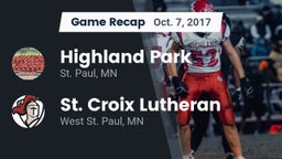 Recap: Highland Park  vs. St. Croix Lutheran  2017