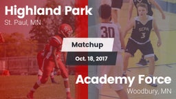 Matchup: Highland Park High vs. Academy Force 2017