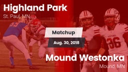 Matchup: Highland Park High vs. Mound Westonka  2018