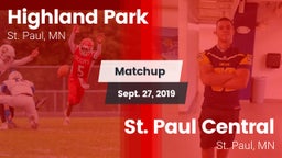 Matchup: Highland Park High vs. St. Paul Central  2019
