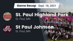 Recap: St. Paul Highland Park  vs. St Paul Johnson  2021