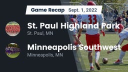 Recap: St. Paul Highland Park  vs. Minneapolis Southwest  2022