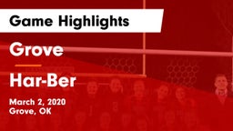 Grove  vs Har-Ber Game Highlights - March 2, 2020