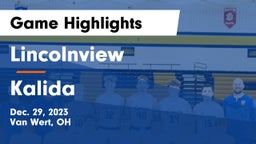 Lincolnview  vs Kalida  Game Highlights - Dec. 29, 2023
