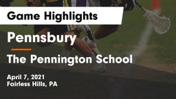 Pennsbury  vs The Pennington School Game Highlights - April 7, 2021