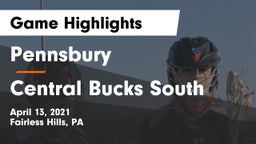 Pennsbury  vs Central Bucks South  Game Highlights - April 13, 2021