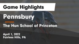 Pennsbury  vs The Hun School of Princeton Game Highlights - April 1, 2022