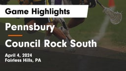 Pennsbury  vs Council Rock South  Game Highlights - April 4, 2024