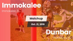 Matchup: Immokalee High vs. Dunbar  2016