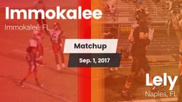 Matchup: Immokalee High vs. Lely  2017