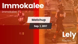 Matchup: Immokalee High vs. Lely  2017