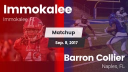 Matchup: Immokalee High vs. Barron Collier  2017