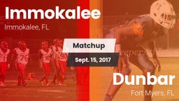 Matchup: Immokalee High vs. Dunbar  2017