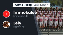 Recap: Immokalee  vs. Lely  2017