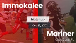 Matchup: Immokalee High vs. Mariner  2017