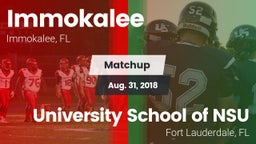 Matchup: Immokalee High vs. University School of NSU 2018