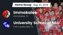 Recap: Immokalee  vs. University School of NSU 2018