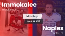 Matchup: Immokalee High vs. Naples  2018