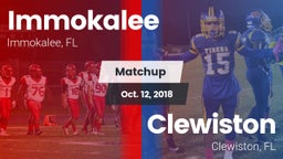 Matchup: Immokalee High vs. Clewiston  2018