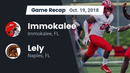 Recap: Immokalee  vs. Lely  2018