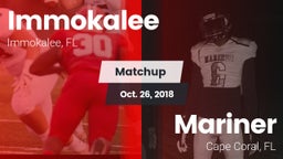 Matchup: Immokalee High vs. Mariner  2018
