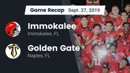 Recap: Immokalee  vs. Golden Gate  2019