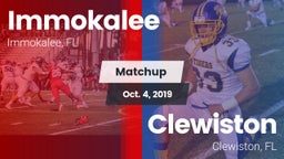 Matchup: Immokalee High vs. Clewiston  2019