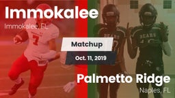 Matchup: Immokalee High vs. Palmetto Ridge  2019