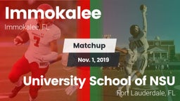 Matchup: Immokalee High vs. University School of NSU 2019