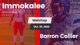 Matchup: Immokalee High vs. Barron Collier  2020