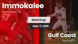 Matchup: Immokalee High vs. Gulf Coast  2020