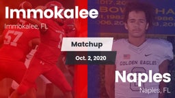 Matchup: Immokalee High vs. Naples  2020