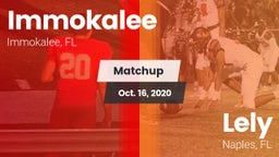 Matchup: Immokalee High vs. Lely  2020