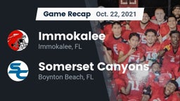 Recap: Immokalee  vs. Somerset Canyons 2021