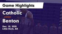 Catholic  vs Benton  Game Highlights - Dec. 10, 2020
