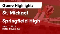 St. Michael  vs Springfield High  Game Highlights - Sept. 7, 2023
