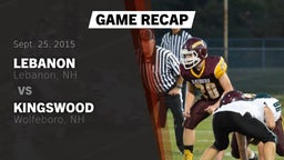 Recap: Lebanon  vs. Kingswood  2015