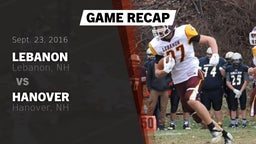 Recap: Lebanon  vs. Hanover  2016