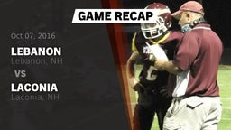 Recap: Lebanon  vs. Laconia  2016